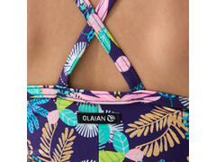 Costum întreg surf HANALEI 100 Fete - 103-112cm 4-5A