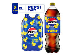 Pepsi Twist,  bautura cu aroma de cola si suc de lamaie, pet, 2x2L