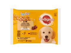 Pedigree junior Hrana umeda cu orez in aspic pentru catei 4 x 100 g