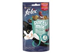 Felix Party Mix Ocean cu somon, peste Pollock, pastrav, recompense pentru pisici, 60g