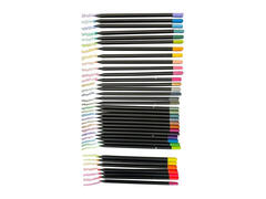 Set 36 creioane colorate Auchan, pastel neon