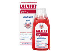 Apa de gura Lacalut Antiplaque Aktiv 300 ml
