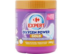 Pudra pentru indepartarea petelor Carrefour Expert Oxygen Power Gold, rufe colorate, 500 g