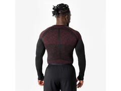 Bluză de fotbal termică fără cusături Keepdry Maro Unisexundefined