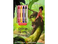 Disney. Coloram cu eroii preferati (contine 4 creioane cerate)