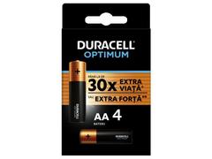 Set 4 baterii AA Optimum Duracell