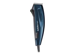 Masina de tuns XL E695E Babyliss, 8 ghidaje de taiere, Alimentare la retea, Lame mari, Albastru, Taxa verde 1 leu