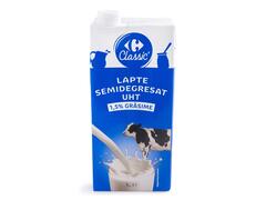 Lapte 1.5% Grasime 1L Carrefour Classic