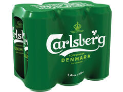 Bere Blonda Carlsberg,Pachet 6 Doze 0.5L