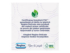 Hartie igienica Regina Delicate Lavander, 8 role, 3 straturi