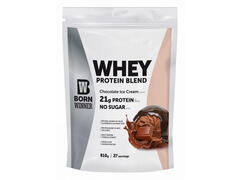Amestec de proteine din zer cu aroma de inghetata de ciocolata Born Winner, 810 g