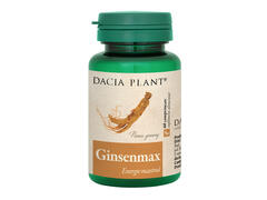 Ginseng, catina si polen Dacia Plant GinsenMax 6flacon 60 comprimate