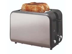 Prajitor De Paine Ht800-25, 2 Felii, 730-870 W, Negru / Inox