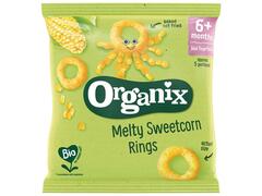 Organix Bio snack ecologic cu porumb dulce in forma de inel peste 6 luni 20 g