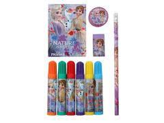 Set de colorat cu carioci si agenda, Frozen 2, 10 buc