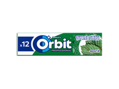 Orbit Professional Spearmint guma de mestecat cu aroma de menta 12 buc 16,8 g
