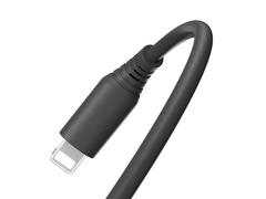 Cablu silicon Tellur USB to Lightning 3A 1m negru