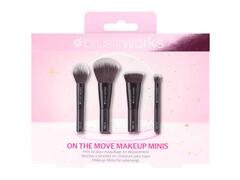 Set Brushworks Pensule Pentru Calatorii Mini 4 Buc