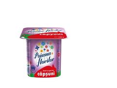 Iaurt Cu Gust De Capsuni 100 G Poiana Florilor