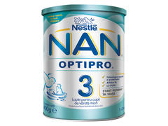 Lapte praf pentru copii sugari Nestle Nan 3 12 luni+ 400g.
