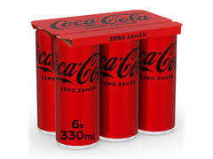 Coca-Cola Zero Zahar 6X0.33L