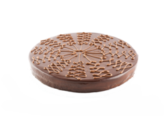 Tort Ganaj fin de de ciocolata belgiana(alba, cu lapte & neagra) 1.5kg