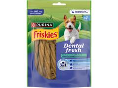 Recompense pentru caini PURINA® FRISKIES® DENTAL FRESH Talie Mica 110g
