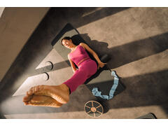 Rolă din spumă Pilates lungime 90 cm diametru 15 cm, Foam roller Negru