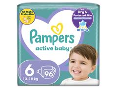 Scutece Active Baby Mega Box Marimea 6 13-18kg 96buc Pampers