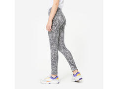 Colanți din bumbac Print Negru și alb Fete - 141-148cm10-11A