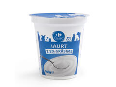 Iaurt 2.8% grasime Carrefour Classic 140g