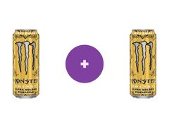 Bautura energizanta Monster Golden Pineapple 500ml, Al 2-lea -50%