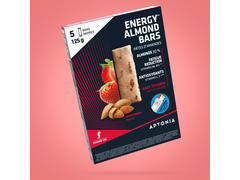 Baton energizant Pastă de migdale Căpșuni 5X25G