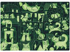 Puzzle fosforescent, Mimorello, Pisici, 120 piese