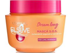 Masca S.O.S. Varfuri Despicate, Elseve Dream Long, L'Oreal Paris, pentru parul lung, degradat, 300ML