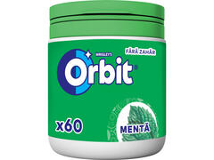 Orbit Spearmint guma de mestecat cu aroma de menta 60 buc 84 g