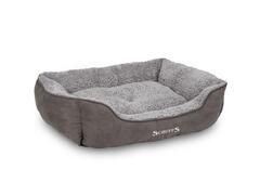 Culcus pentru caini Scruffs Cosy L Gri 75x50