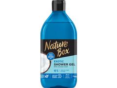 Gel de dus Nature Box, pentru o piele revigorată și hidratată, cu ulei de Cocos 100% presat la rece, vegan, 385 ml