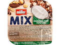 Muller Mix iaurt cu stelute de cereale cu ciocolata 130 g