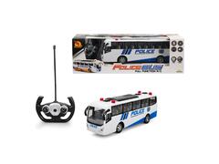 Autobuz de politie cu telecomanda, Suncon, 30 cm