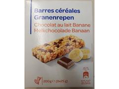 Batoane cu cereale, ciocolata & banane 200 g Carrefour