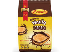 Biscuiti Nadia cu crema cacao 240g