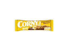 Baton de cereale cu ciocolata si banana Corny, 50 g
