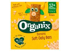 Batoane (BIO) din ovaz integral cu banane, 12+, 6x23g, ORGANIX