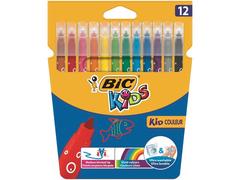 Markere colorate ultralavabile 12 buc Bic