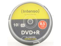 Cake Box Intenso cu 10 buc DVD+R 8.5GB, 8x, DL