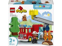 Lego Duplo Town Camion De Pompieri Cu Furtun Si Pompier