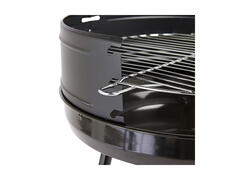 Gratar rotund pe carbuni Garden Star, cu roti, diametru 40 cm x H 70 cm