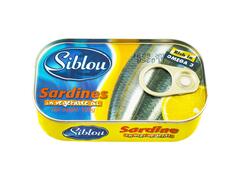 Sardine in ulei vegetal Siblou 125g