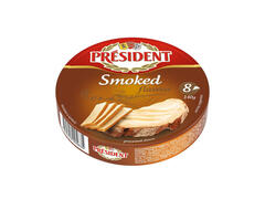 Branza topita afumata President, 140 g